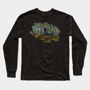 AnemalSoul - Black Standard Poodle Long Sleeve T-Shirt